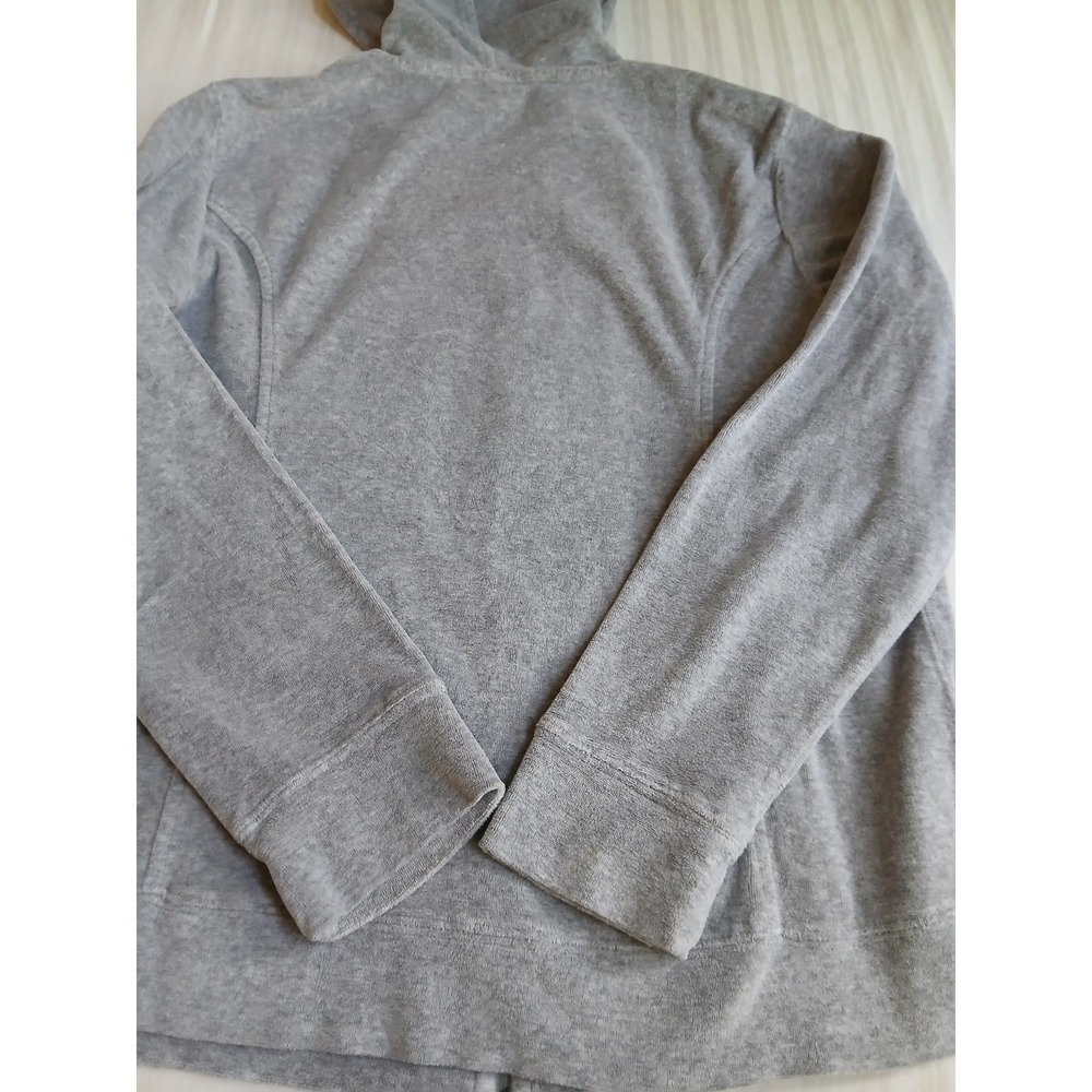 Lauren Ralph Lauren Track Suit Large XL Womens Velour Hooded Jacket Y2k - Picture 10 of 16